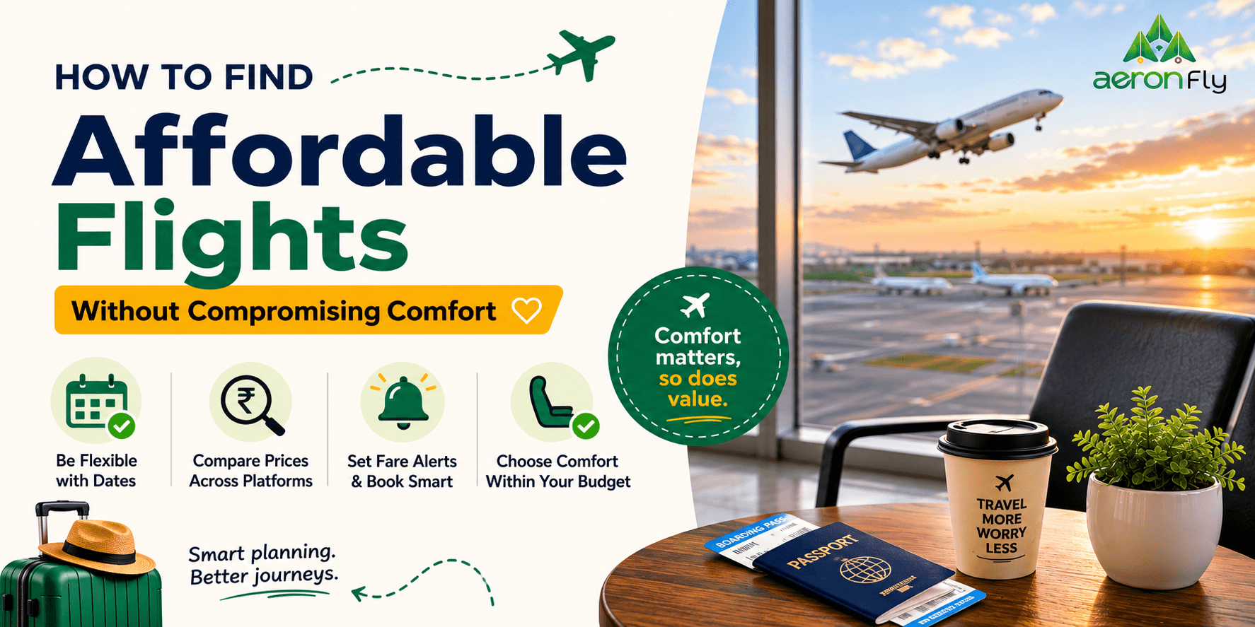 How to Find Affordable Flights without Compromising Comfort
